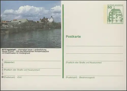 P130-h8/119 8070 Ingolstadt, Stadttheater **