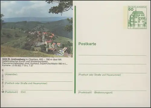 P130-h12/180 3424 Sankt Andreasberg - Panorama **