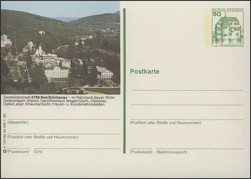 P130-h12/182 8788 Bad Brückenau - Kurhaus **