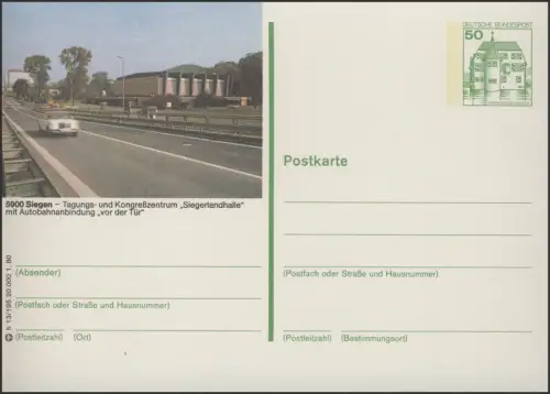 P130-h13/195 5900 Siegen - Kongresszentrum, postfrisch **