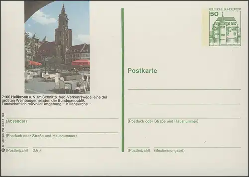 P130-h13/205 7100 Heilbronn - Kilianskirche **