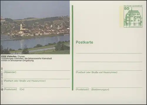 P130-h13/207 8358 Vilshofen - Teilansicht **