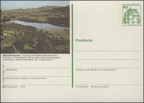 P130-h14/224 - 8963 Waltenhofen, Niedersonthofener See **