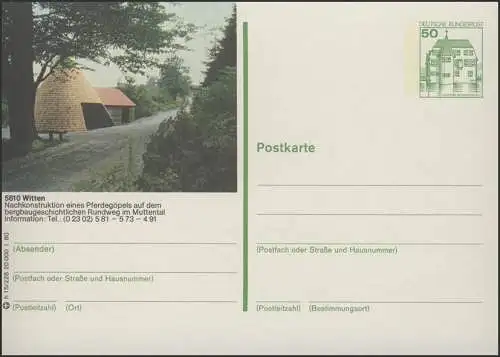 P130-h15/228 - 5810 Witten, Pferdegöpel **