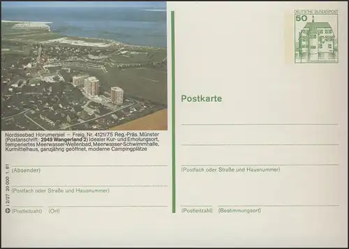 P134-i2/027 2949 Wangerland 2, Horumersiel Luftbild **