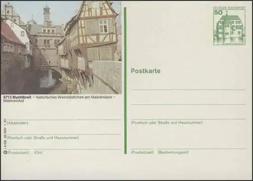 P134-i4/058 8713 Marktbreit, Malerwinkel **