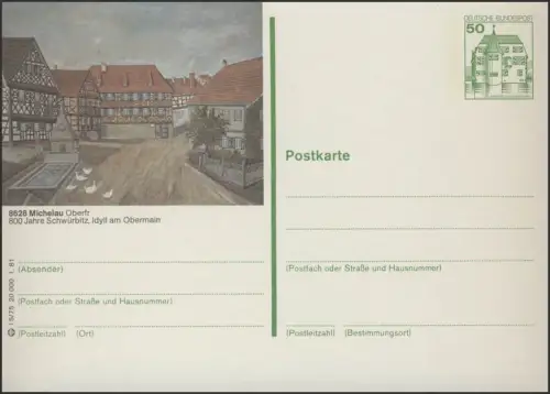 P134-i5/075 8626 Michelau/Oberfranken, Schwürbitz **