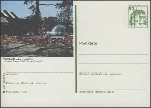P134-i6/087 6380 Bad Homburg, Thermalbad **