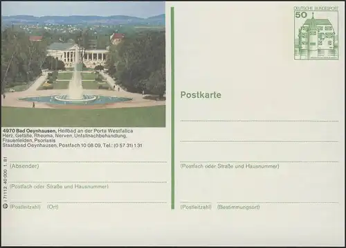 P134-i7/112 4970 Bad Oeynhausen - Kurpark **