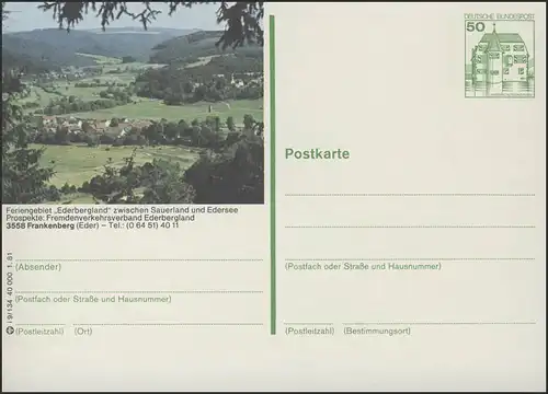 P134-i9/134 3558 Frankenberg/Eder, Panorama **