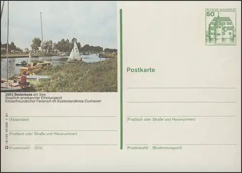 P134-i9/135 2852 Bederkesa, Segelboote **