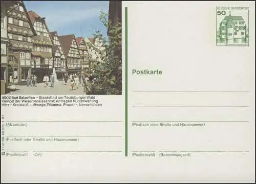 P134-i10/158 4902 Bad Salzuflen - Stadtmitte, postfrisch **