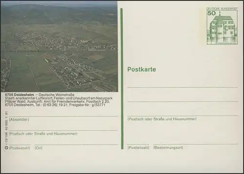 P134-i13/198 6705 Deidersheim, Landschaft ** postfrisch