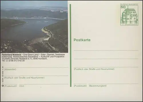 P134-i16/091 - 3540 Korbach, barrage de l'Edertal **