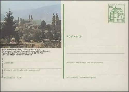 P134-i16/241 - 8762 Amorbach, Teilansicht **
