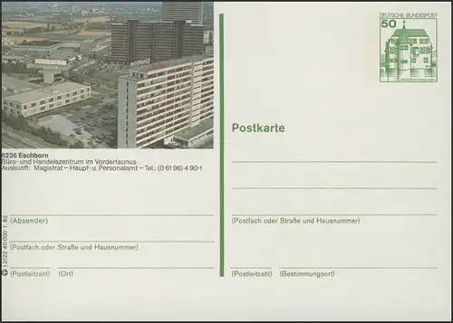 P134-j2/022 - 6236 Eschborn, Stadtansicht **