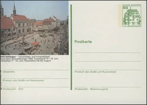 P134-j2/024 3400 Göttingen, Hôtel de ville **