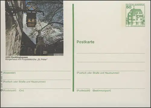 P134-j2/031 4350 Recklinghausen - Bügerhaus Kirche **