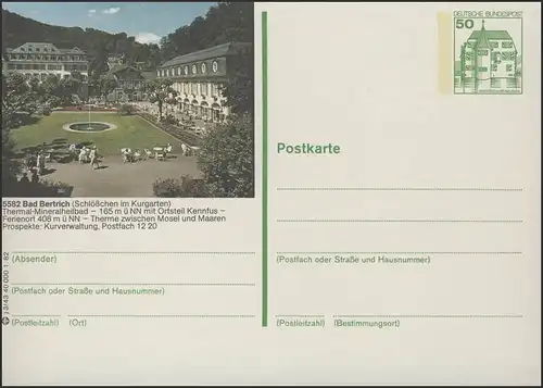 P134-j3/043 5582 Bad Berthich - Schlöschen Kurgarten **