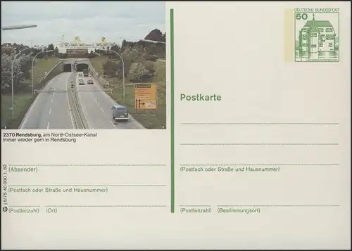 P134-j5/075 2370 Rendsburg - Tunnel mit Hochseeschiff **