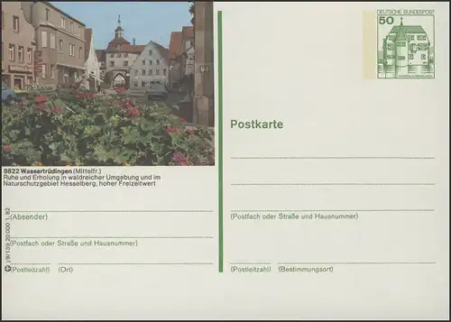 P134-j9/139 8822 Wassertrüdingen - Stadtansicht **