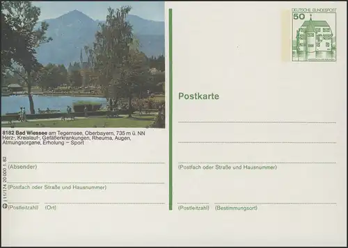 P134-j11/174 8182 Bad Wiessee - Seepromenade **