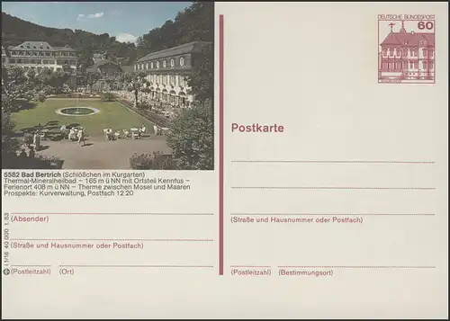 P138-l1/016 - 5582 Bad Bertich, Kurgarten **