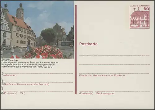 P138-l2/023 - 8853 Wemding, Marktplatz **