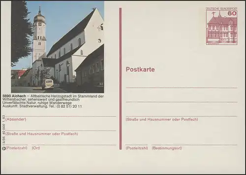 P138-l3/035 - 8890 Aichach, Stadtpfarrkirche **