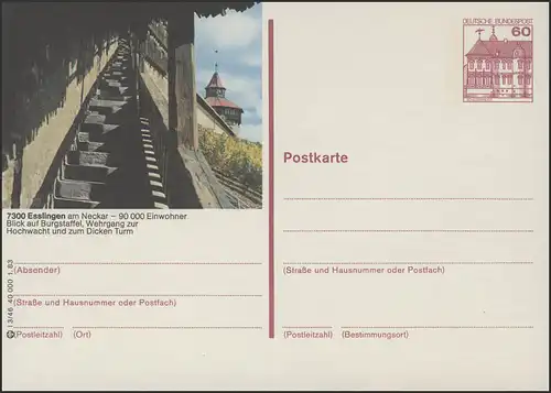 P138-l3/046 7300 Esslingen/Neckar, escadron du château **