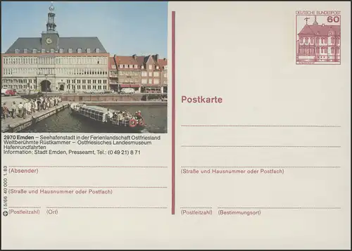 P138-l5/066 - 2970 Emden, Rathaus **