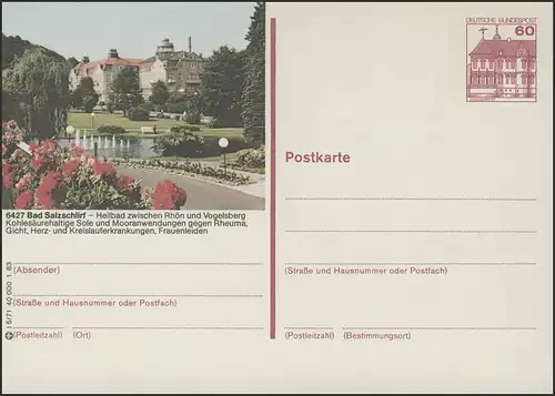 P138-l5/071 6427 Bad Salzschlirf, Hotel Badehof **