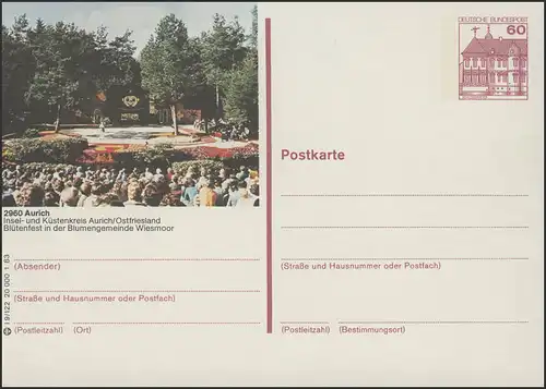 P138-l9/122 2960 Aurich, Wiesmoor: Blütenfest **