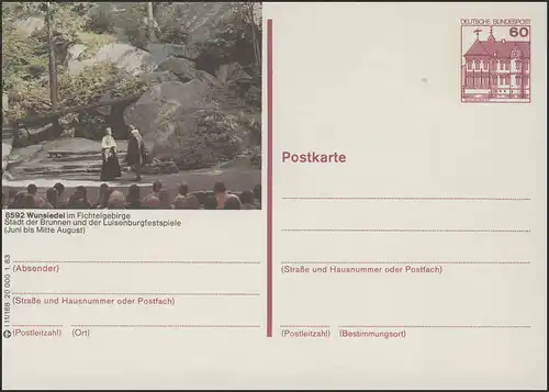 P138-l11/168 8592 Wunsiedel, Luisenburgfestival **