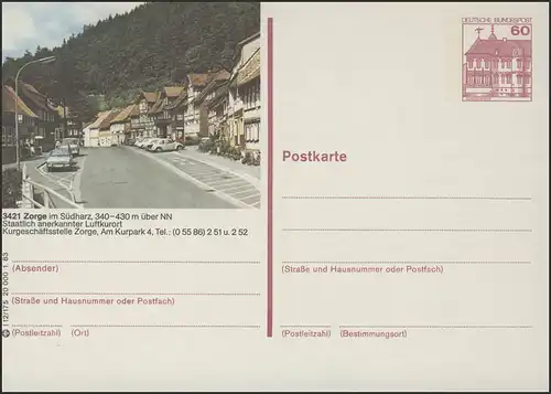 P138-l12/175 3421 Zorge, Straßenansicht **