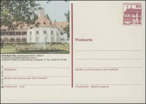 P138-l13/192 8170 Bad Tölz, Kurmittelhaus **