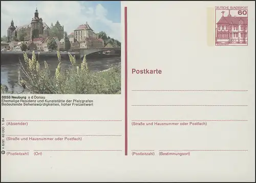 P138-n6/091 - 8858 Neuburg/Donau, Ehemalige Residenz **