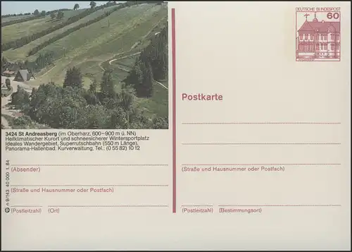 P138-n9/143 Sankt Andreasberg - Matthias-Schmidt-Berg **