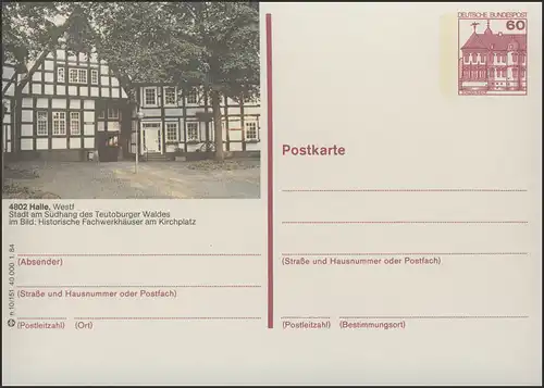 P138-n10/151 4802 Halle/Westfalen, Kirchplatz ** postfrisch