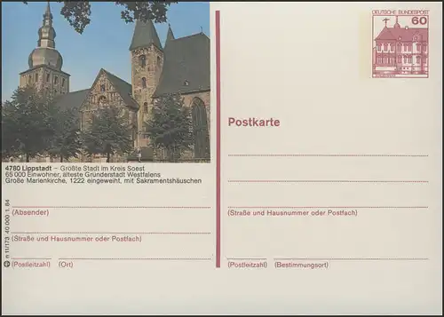 P138-n11/173 - 4780 Lippstadt, Grande Eglise de Marie **