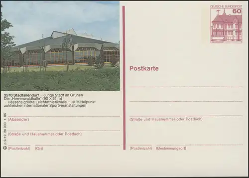 P138-p2/019 3570 Stadtallendorf, Herrenwaldhalle **