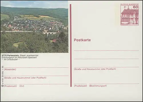 P138-p4/052 8775 Partenstein - Panorama **