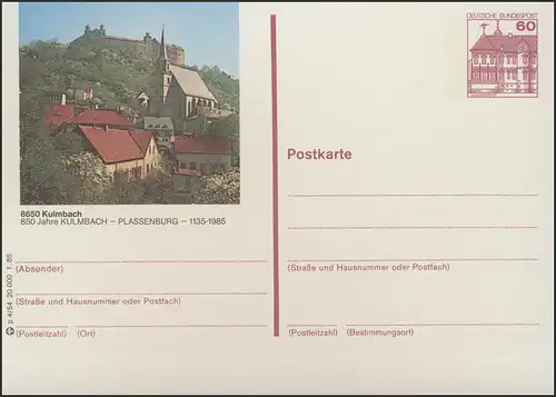P138-p4/054 8650 Kulmbach - Plassenburg Petrikkirche **