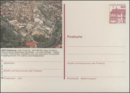 P138-p4/056 2900 Oldenburg, Stadtkern ** Postfraîchissement