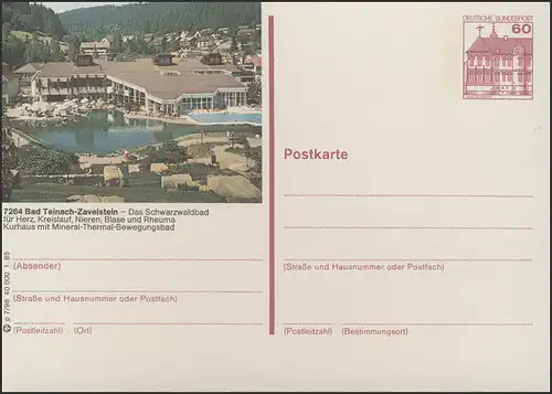 P138-p7/098 - 7264 Bad Teinach-Zavelstein, Kurhaus **