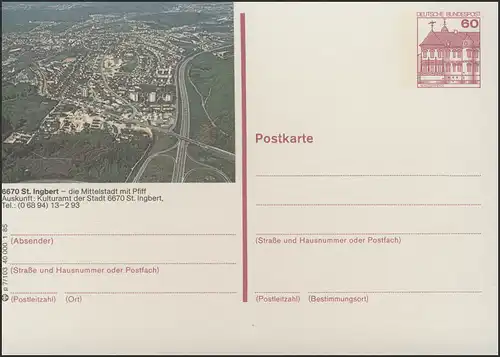 P138-p7/103 - 6670 St. Ingbert, Luftaufnahme **