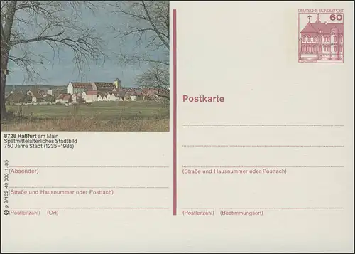 P138-p9/132 - 8728 Hassfurt, vue partielle **