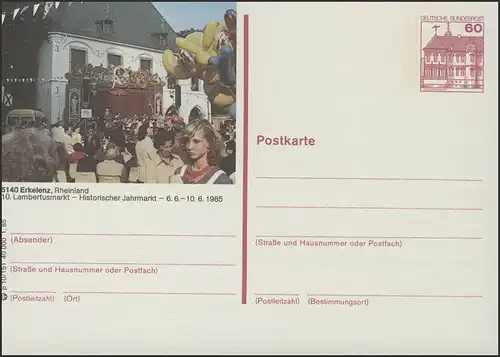 P138-p10/151 5140 Erkelenz, Lambertusmarkt 1985 **
