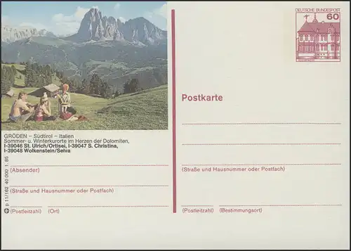P138-p11/162 - Grödnertal/Südtirol: Langkofelgruppe **