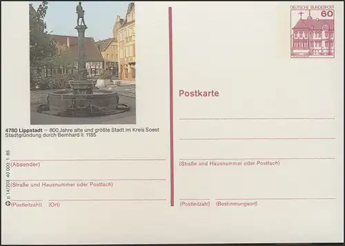 P138-p14/203 4780 Lippstadt, Bernhardbrunnen **